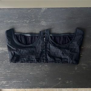 Princess Polly Underbust Corset in Black Size 12